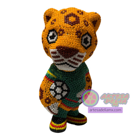 Mascota Copa Mundial 2026  en Arte Huichol