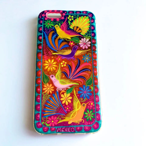 Funda Pintada a Mano iPhone 6 Modelo Primavera Artesadelia Mi Mexico