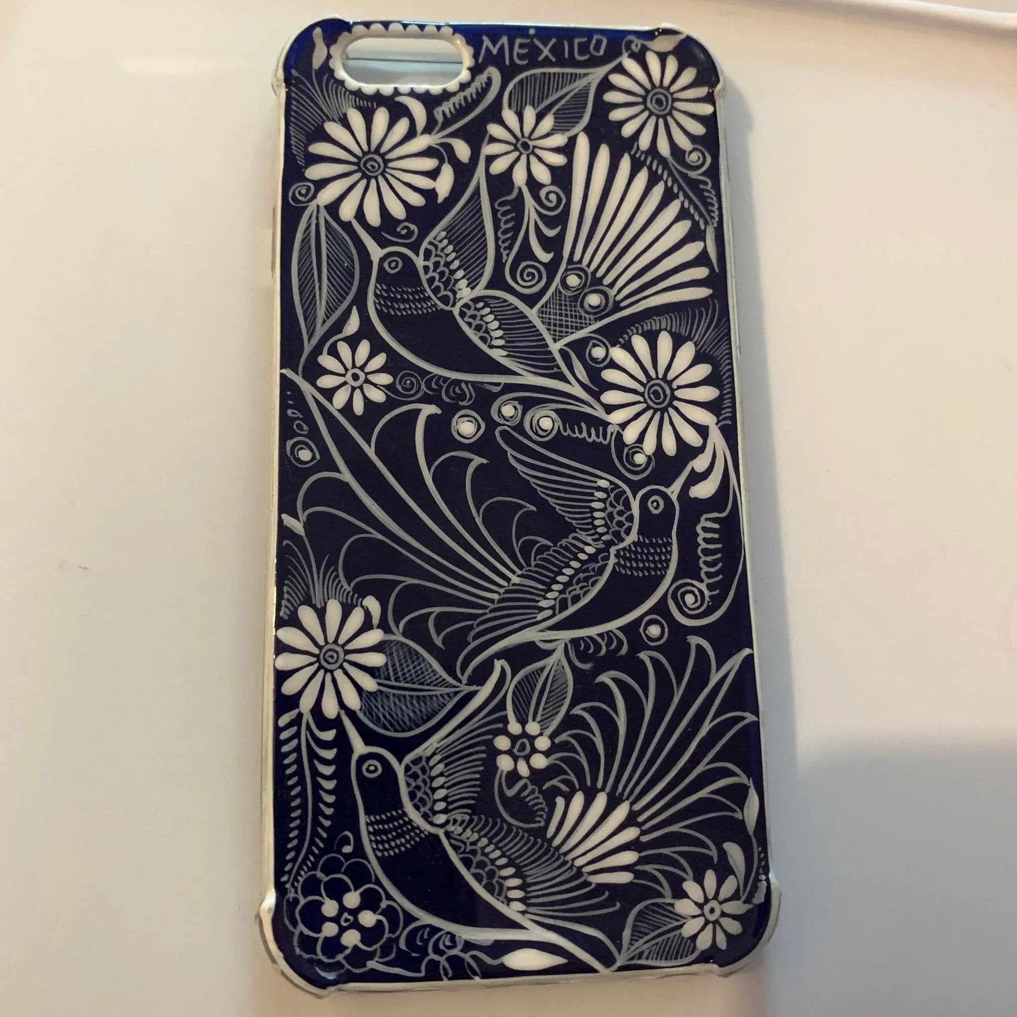 Funda Pintada a Mano iPhone 6 Modelo Talavera Artesadelia Mi Mexico