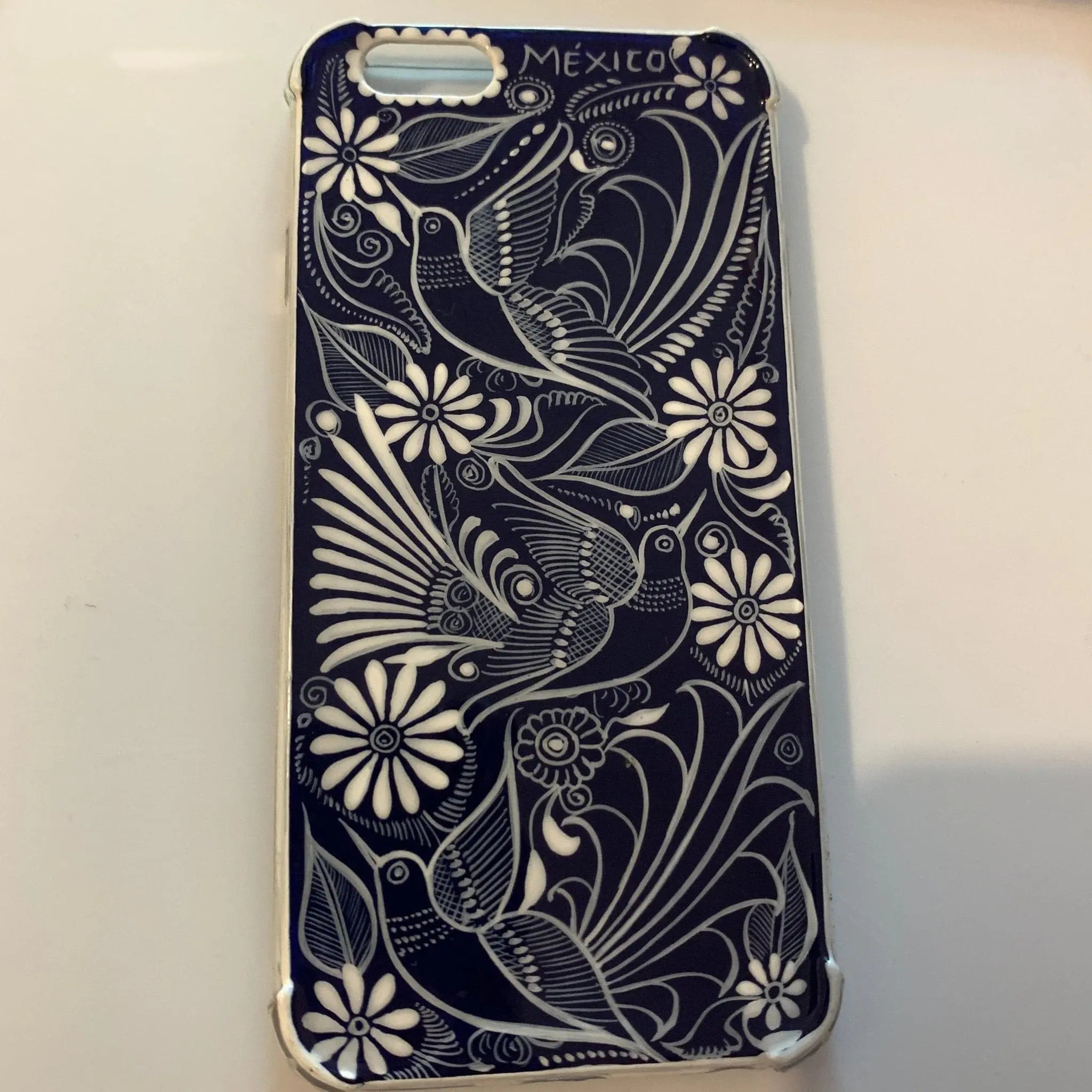 Funda Pintada a Mano iPhone 6 Modelo Talavera Artesadelia Mi Mexico