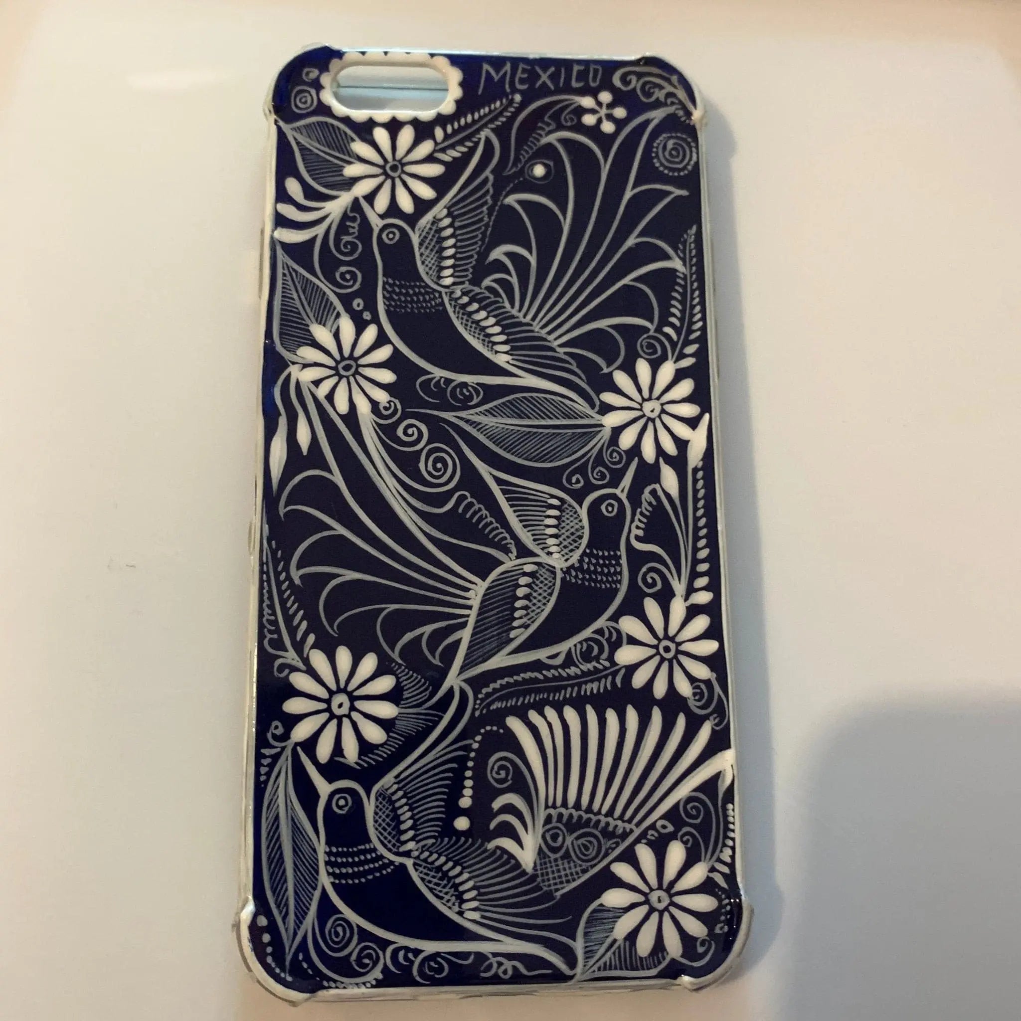 Funda Pintada a Mano iPhone 6 Modelo Talavera Artesadelia Mi Mexico