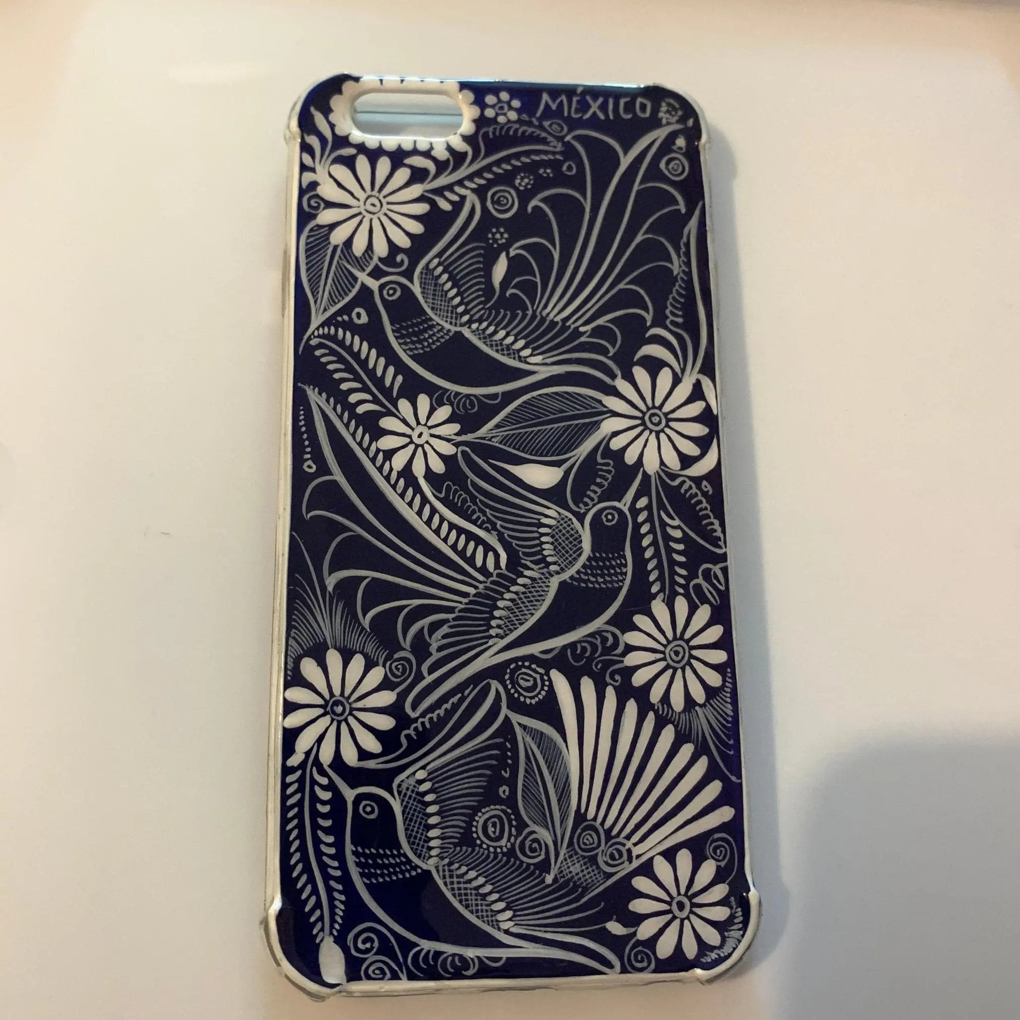 Funda Pintada a Mano iPhone 6 Modelo Talavera Artesadelia Mi Mexico