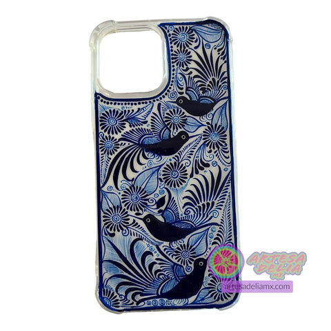 Funda Pintada a Mano iPhone 13 Pro Max Modelo Talavera