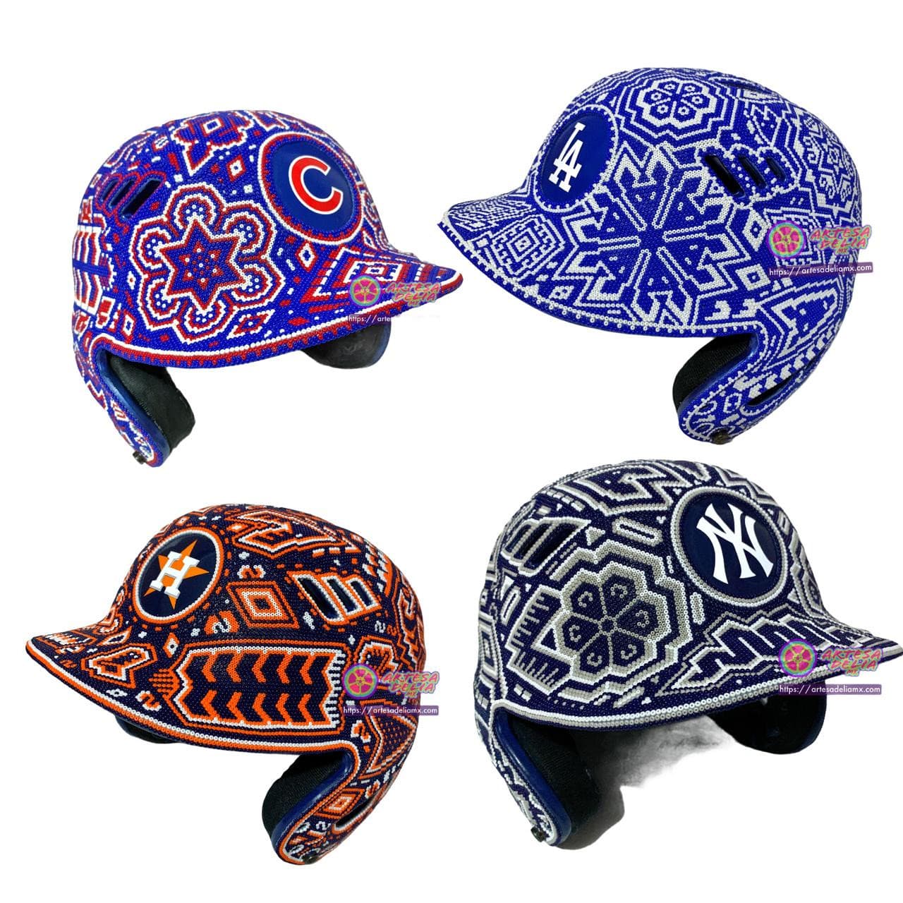 Casco Beisbol Huichol MLB *Sobre Pedido* - Artesadelia
