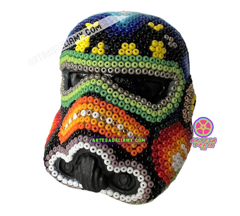 Casco Star Wars Huichol Stormtrooper Pequeño - Artesadelia