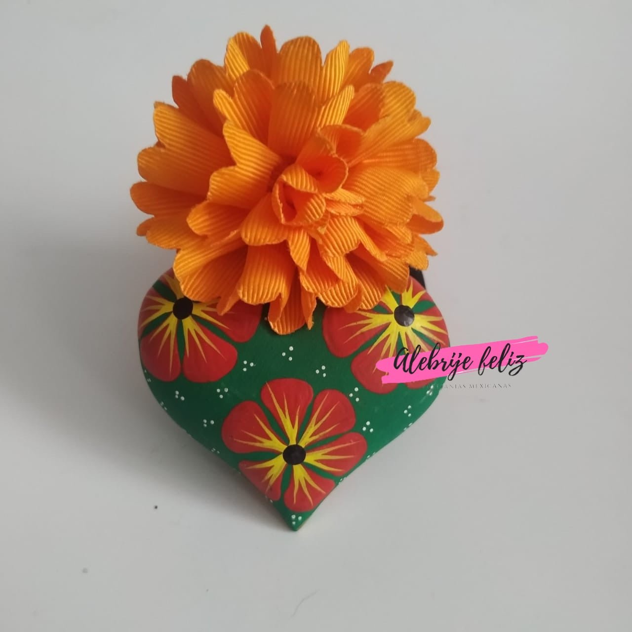 Corazones Artesanales Alebrije feliz - Artesadelia