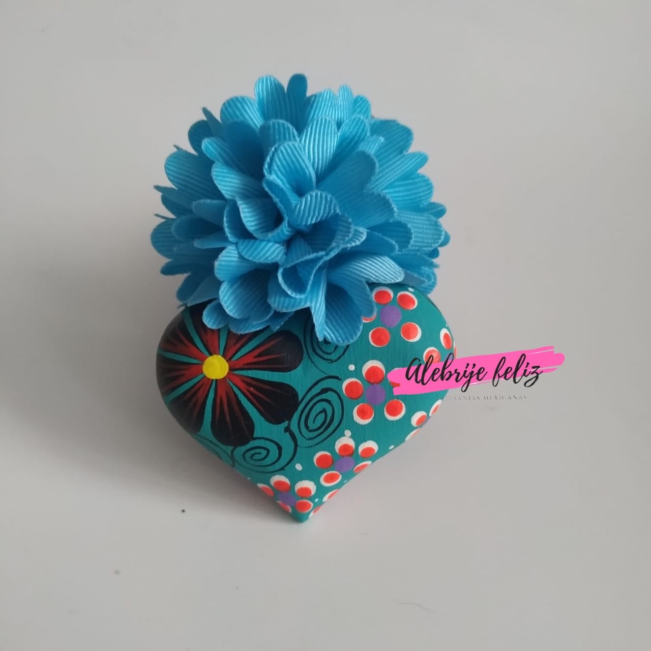 Corazones Artesanales Alebrije feliz - Artesadelia