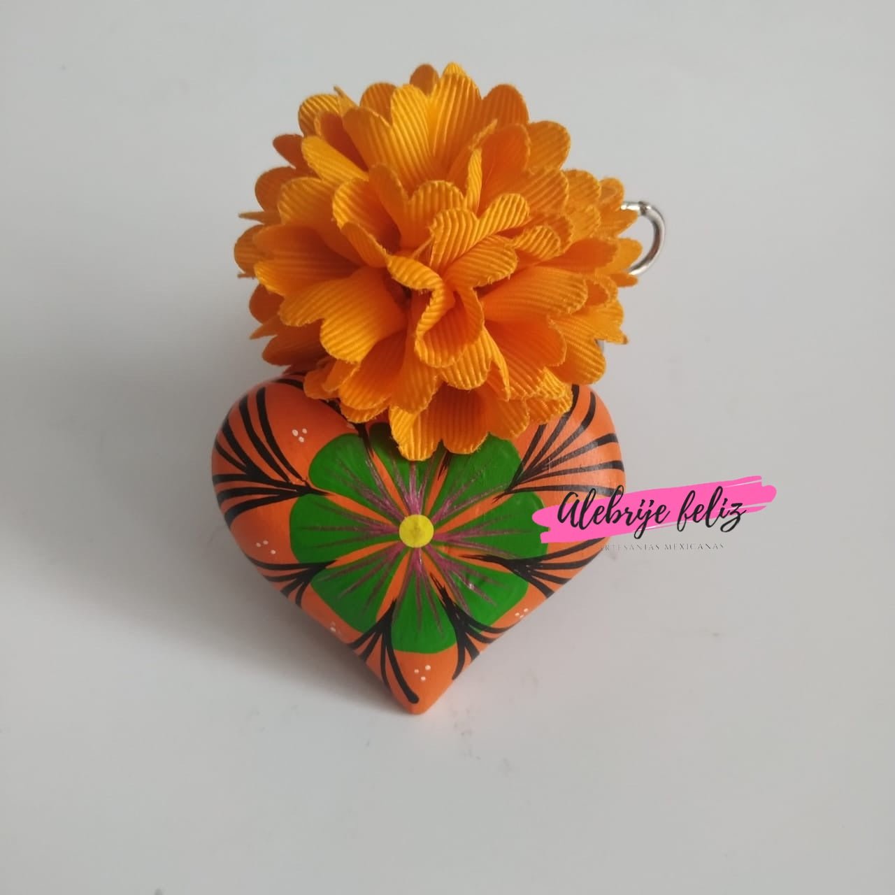 Corazones Artesanales Alebrije feliz - Artesadelia