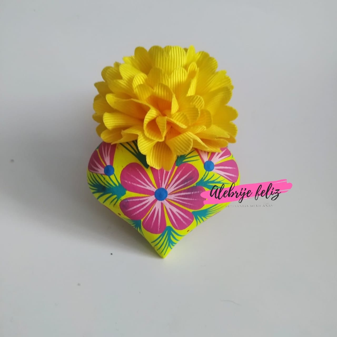 Corazones Artesanales Alebrije feliz - Artesadelia