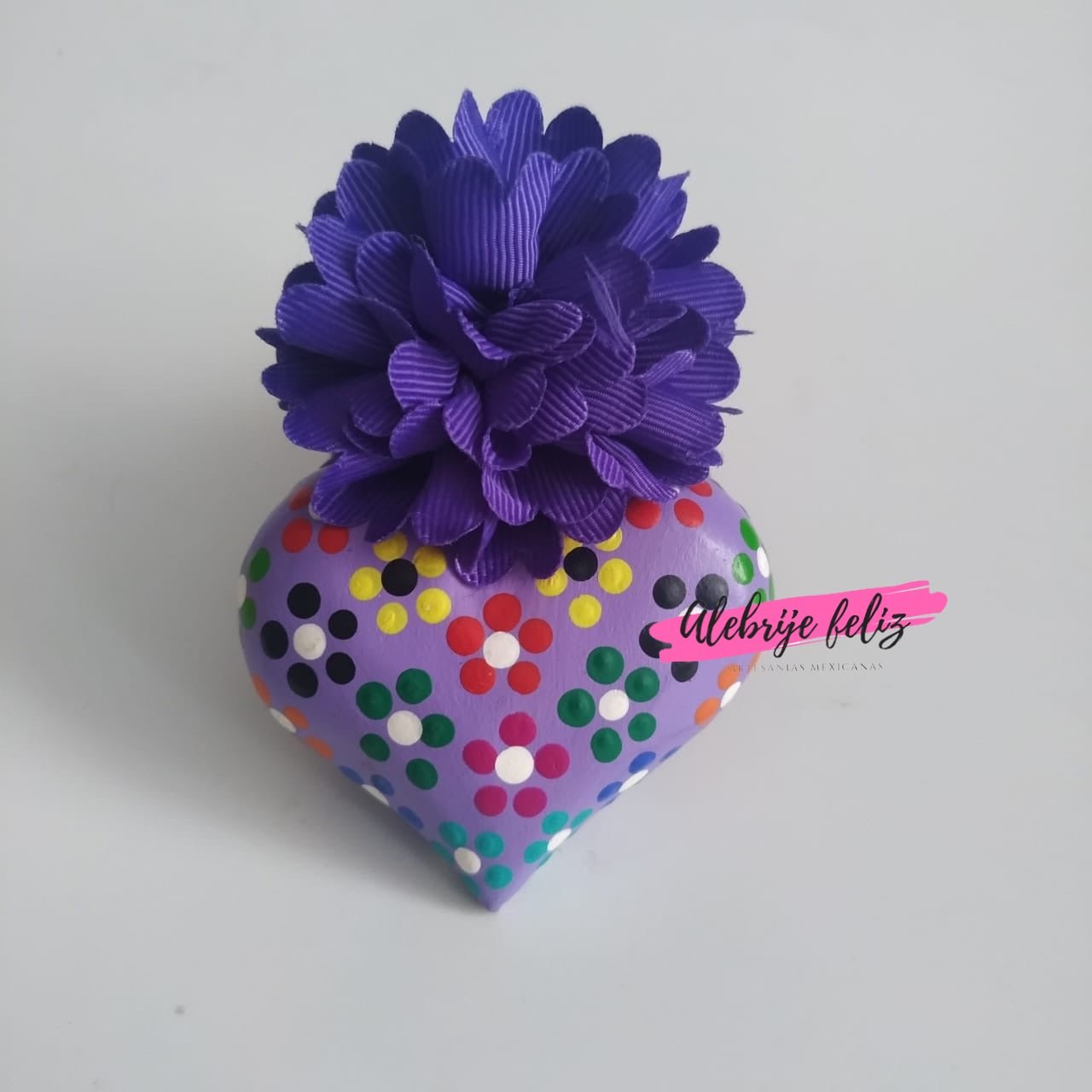 Corazones Artesanales Alebrije feliz - Artesadelia