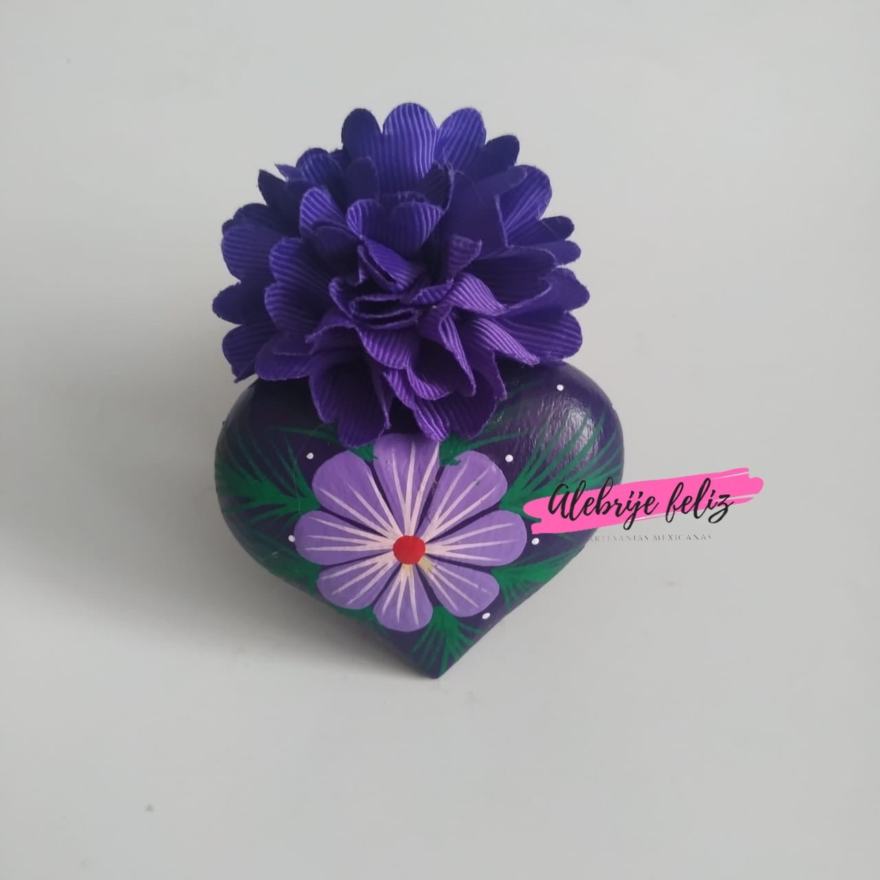 Corazones Artesanales Alebrije feliz - Artesadelia