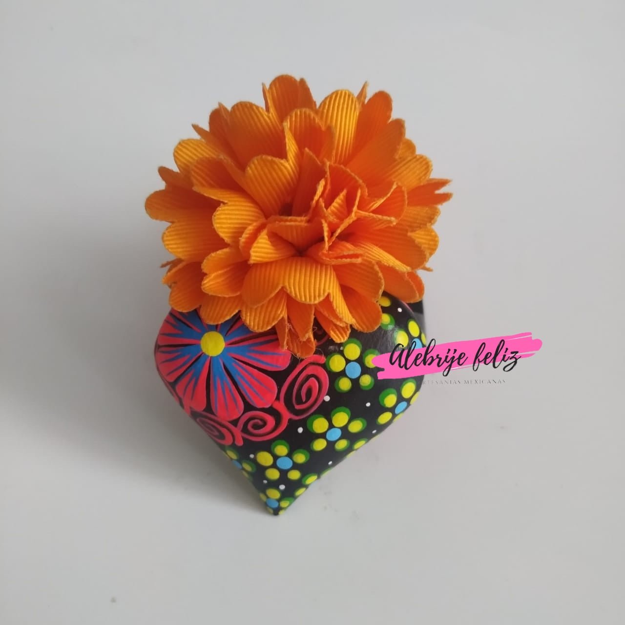 Corazones Artesanales Alebrije feliz - Artesadelia