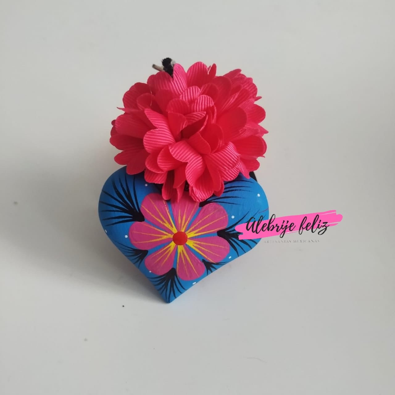 Corazones Artesanales Alebrije feliz - Artesadelia