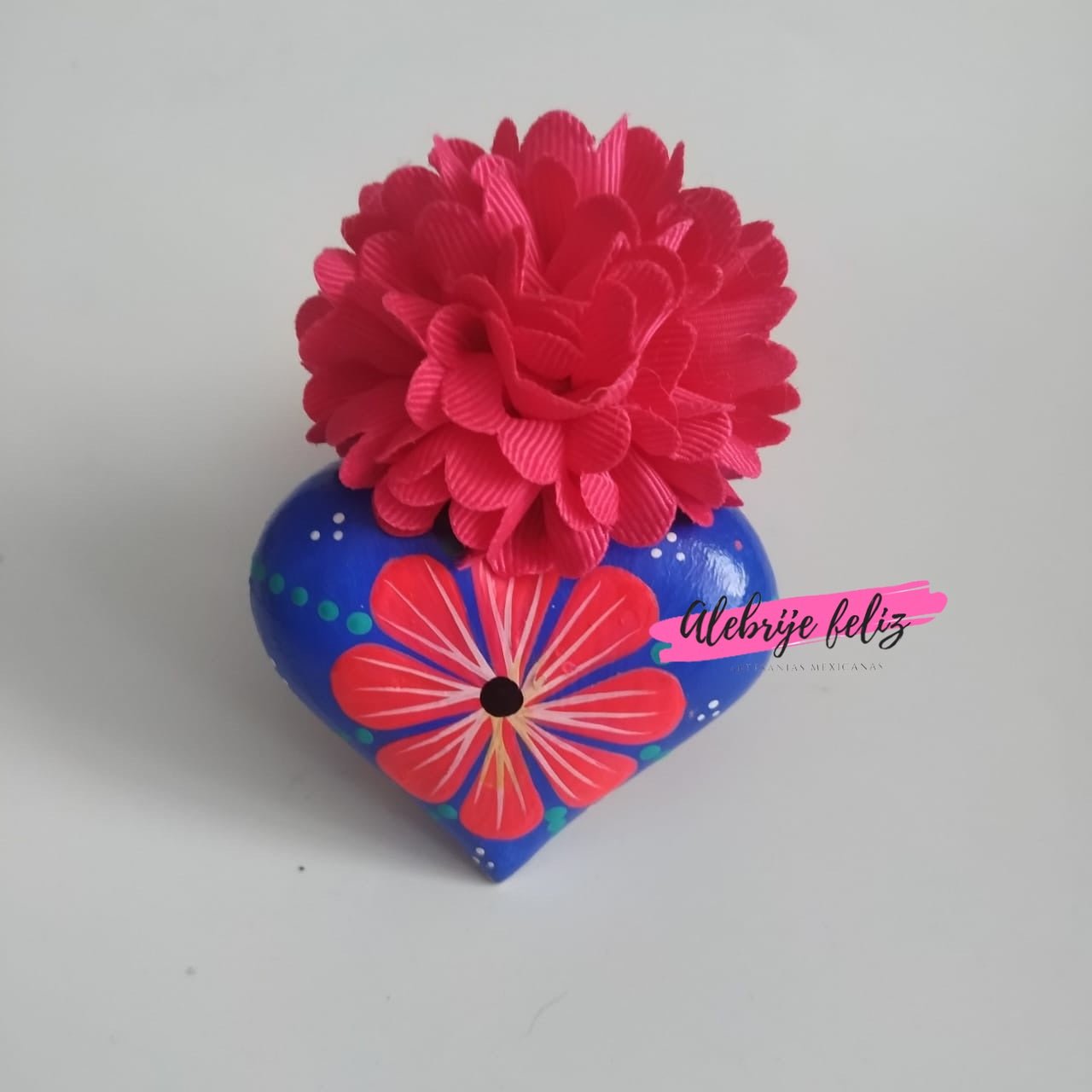 Corazones Artesanales Alebrije feliz - Artesadelia