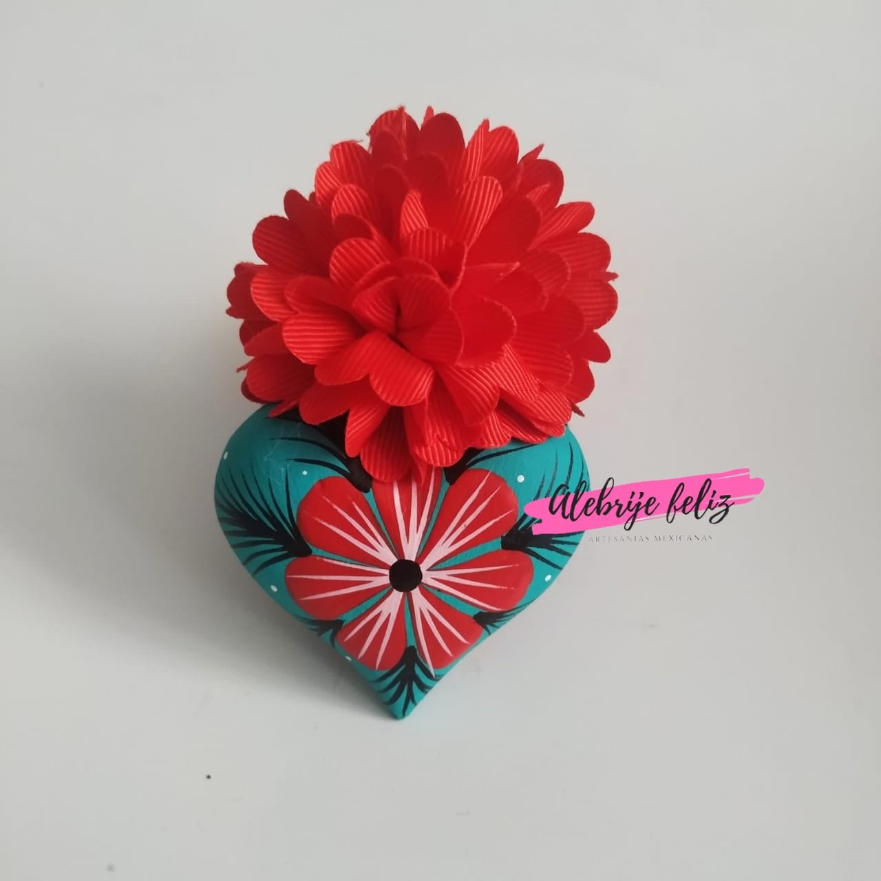 Corazones Artesanales Alebrije feliz - Artesadelia