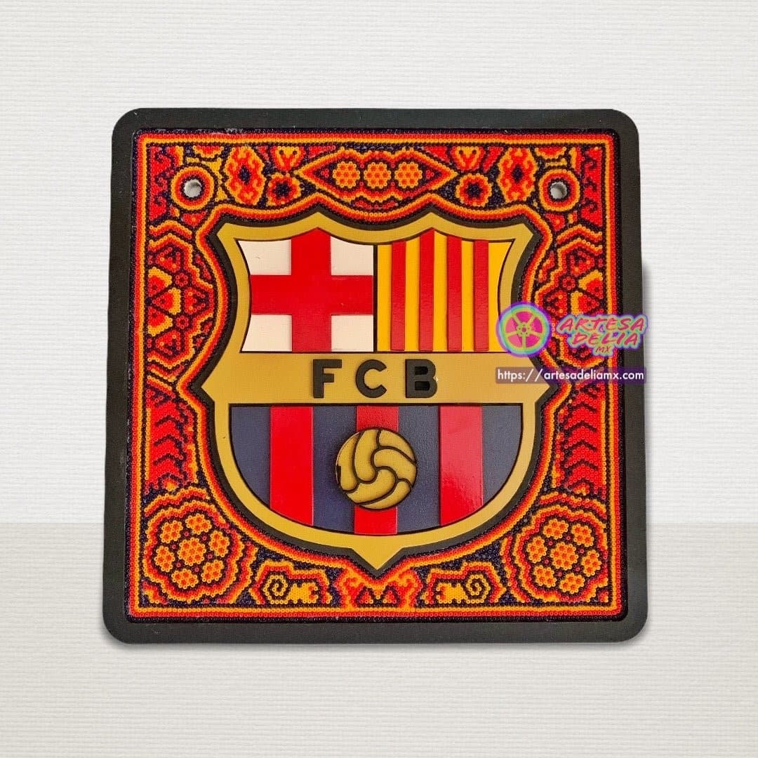 Cuadro Huichol Sports Barcelona - Artesadelia