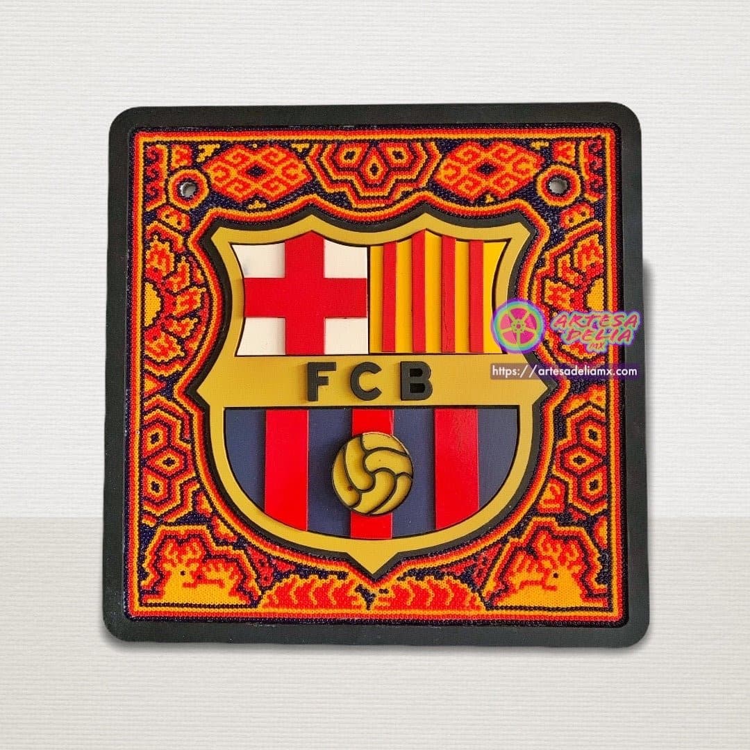Cuadro Huichol Sports Barcelona - Artesadelia