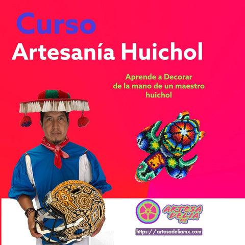 CURSO DE DECORACIÓN ARTESANÍA HUICHOL - Artesadelia