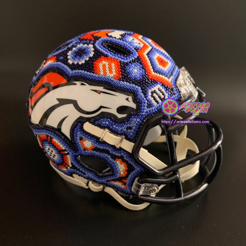 Denver Broncos Casco Huichol Sports - Artesadelia