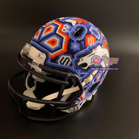 Denver Broncos Casco Huichol Sports - Artesadelia