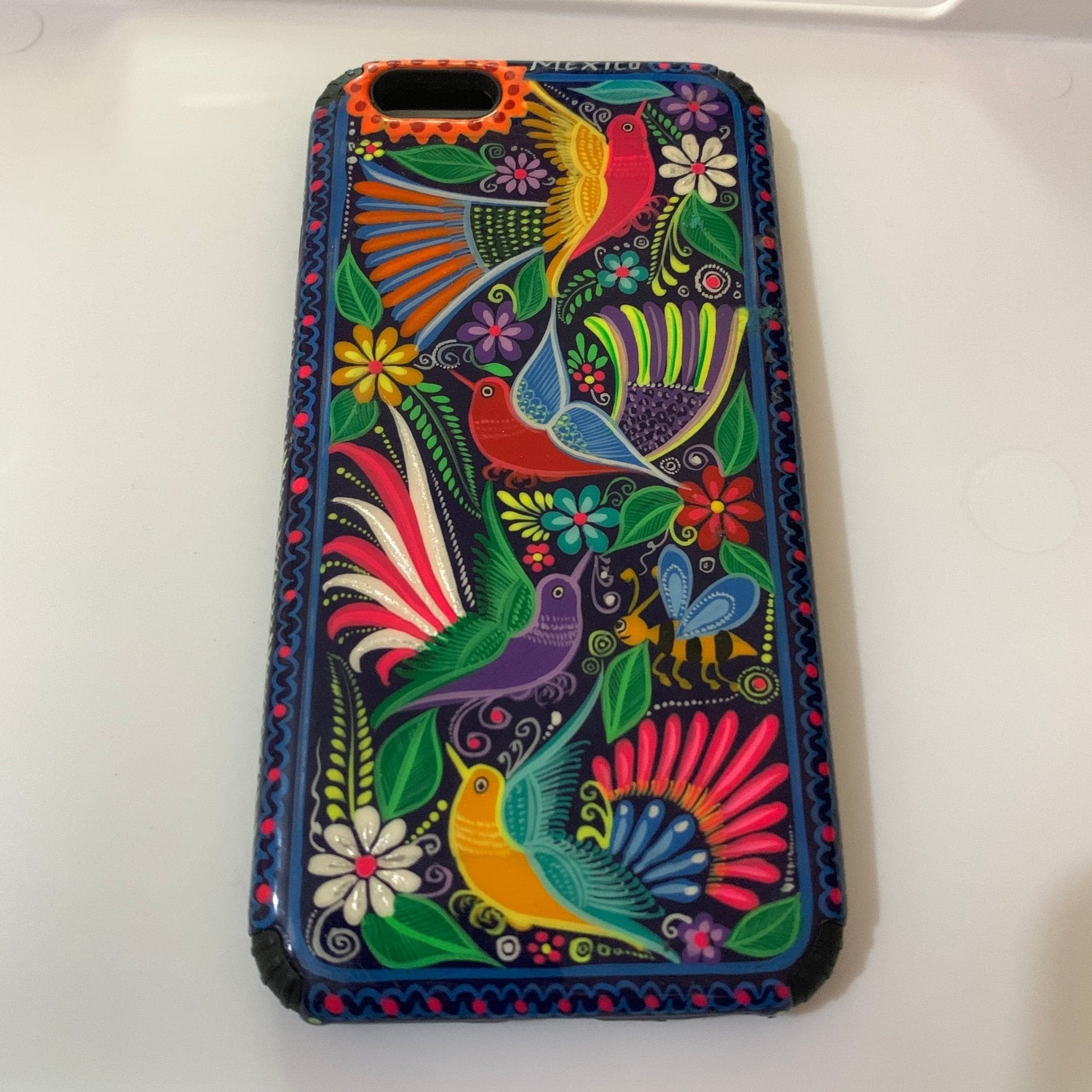 Funda Pintada a Mano iPhone 6 plus Modelo Primavera - Artesadelia