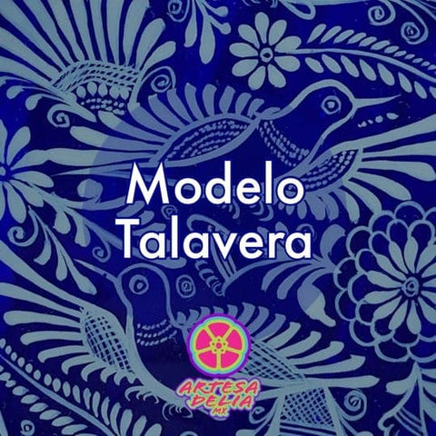 Funda Pintada a Mano iPhone 6 plus Modelo Talavera - Artesadelia