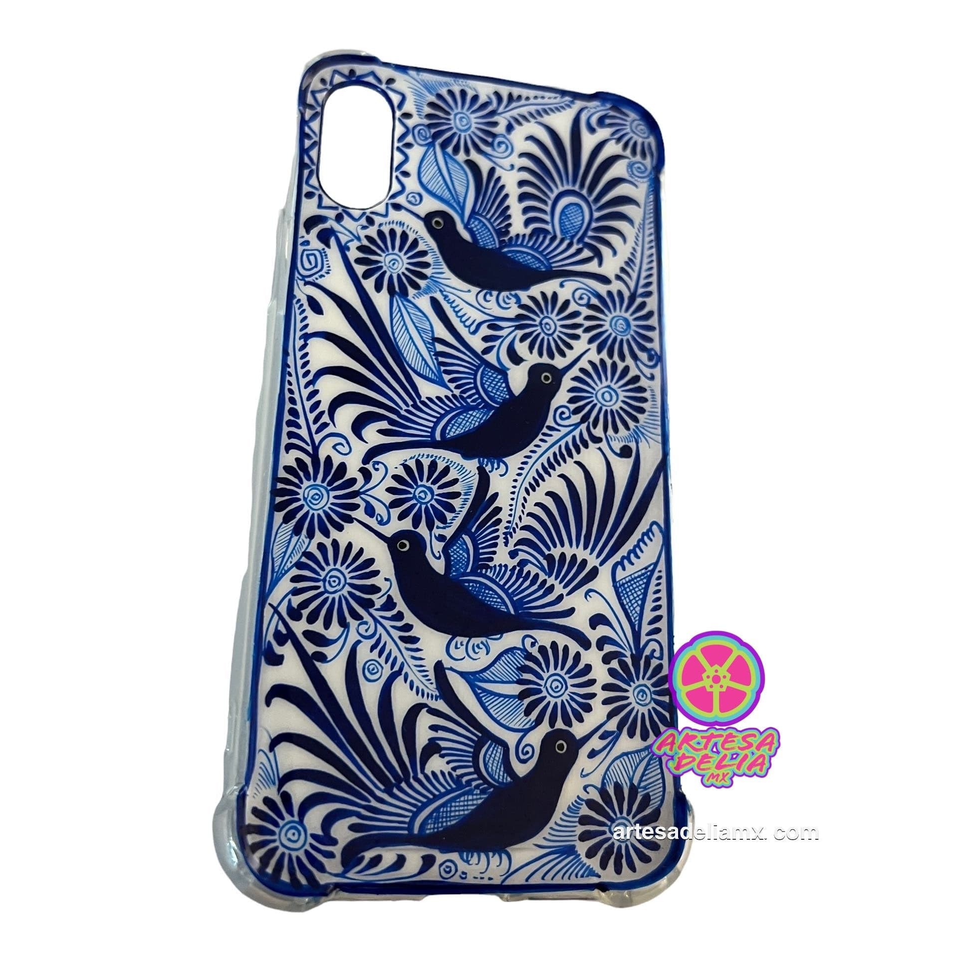 Funda Pintada a Mano iPhone X Modelo Cholula - Artesadelia