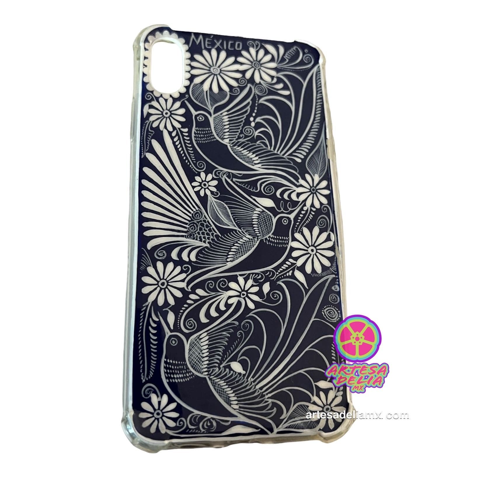 Funda Pintada a Mano iPhone XS MAX Modelo Talavera - Artesadelia