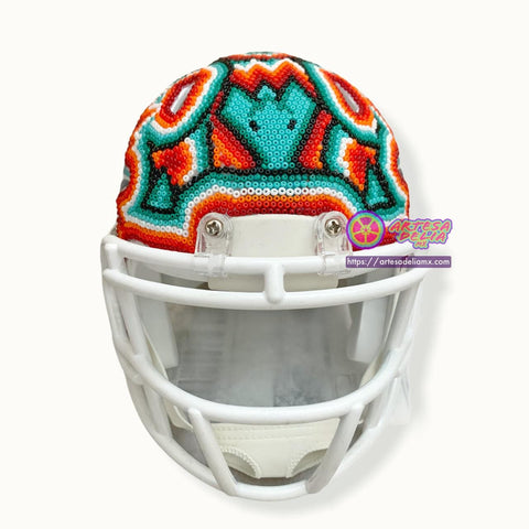 Miami Dolphins Casco Huichol Sports 3 - Artesadelia