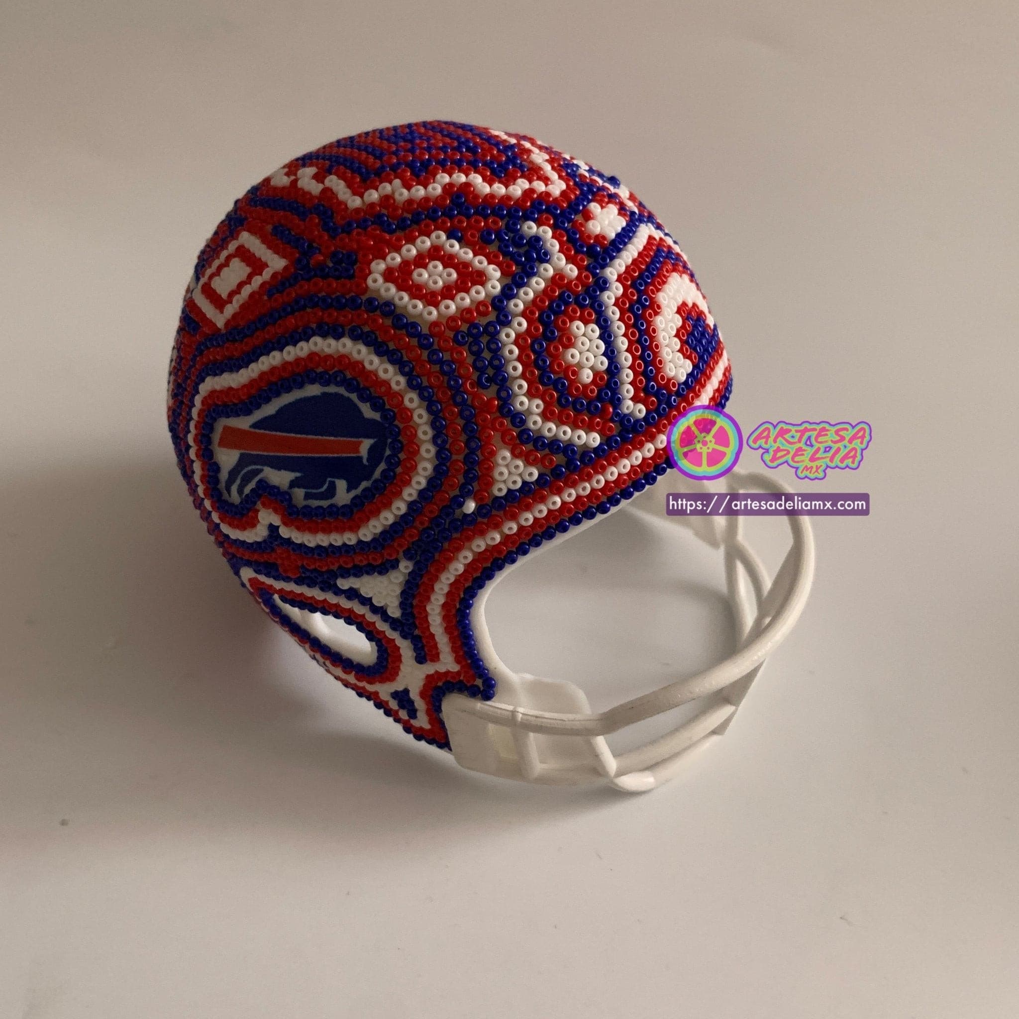 Mini Casco Huichol Sports Bufalo Bills - Artesadelia