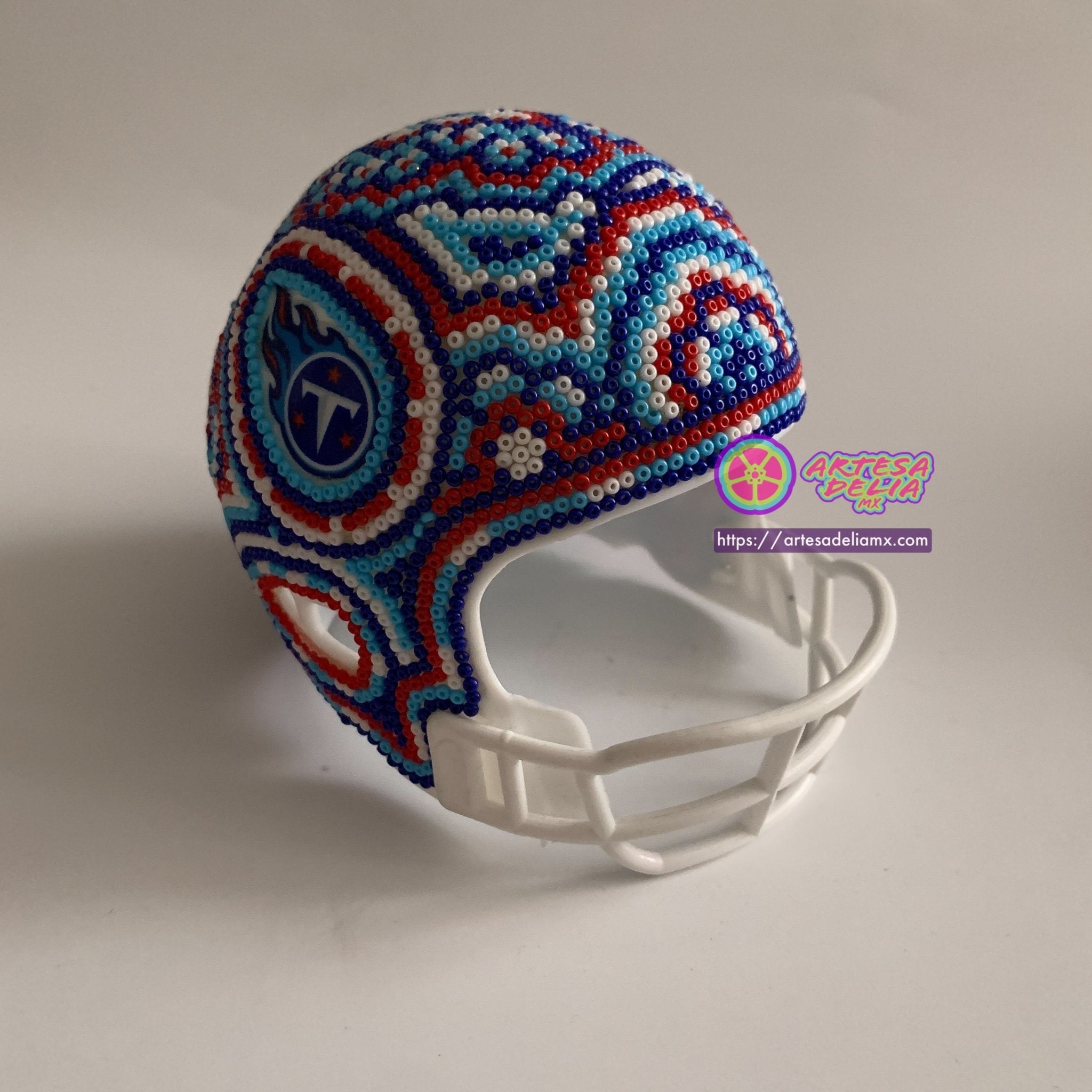 Mini Casco Huichol Sports Titans Tennessee - Artesadelia