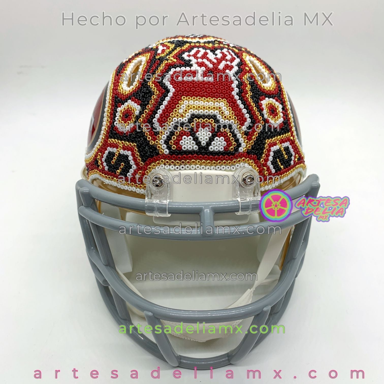 PRE-ORDEN 49ers San Francisco Casco Huichol Sports NFL - Artesadelia