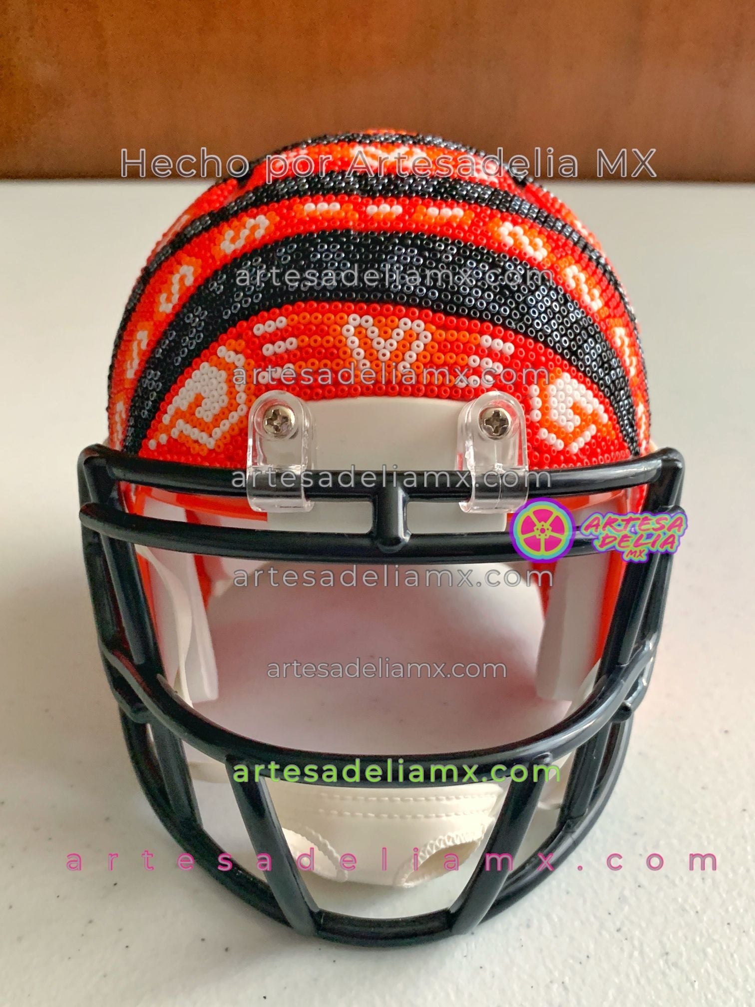 PRE-ORDEN Bengals Cincinnati Casco Huichol Sports NFL - Artesadelia