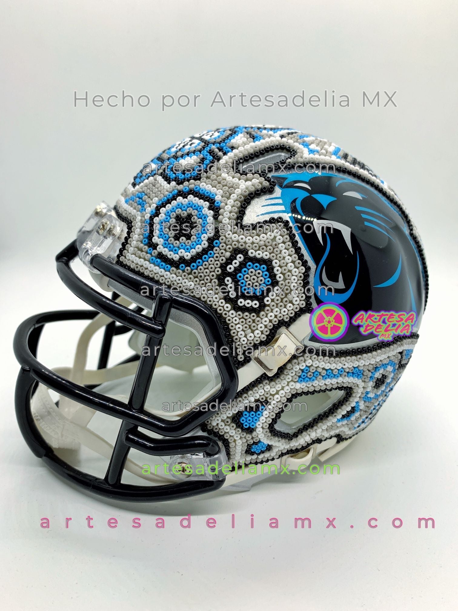 PRE-ORDEN Carolina Panthers Casco Huichol Sports NFL - Artesadelia