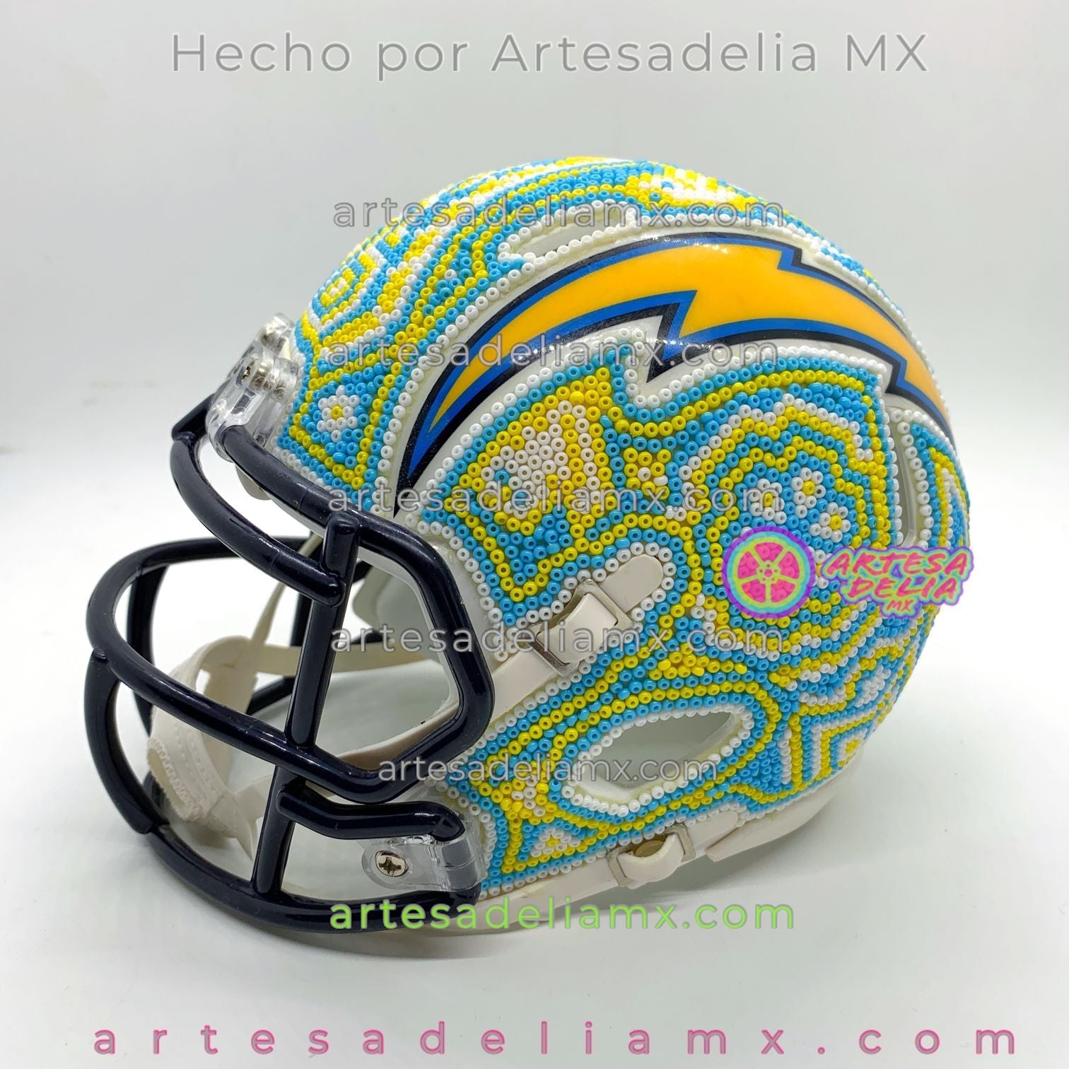 PRE-ORDEN Chargers Cargadores Casco Huichol Sports NFL - Artesadelia