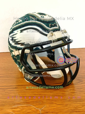 PRE-ORDEN Eagles Philadelphia Casco Huichol Sports NFL - Artesadelia