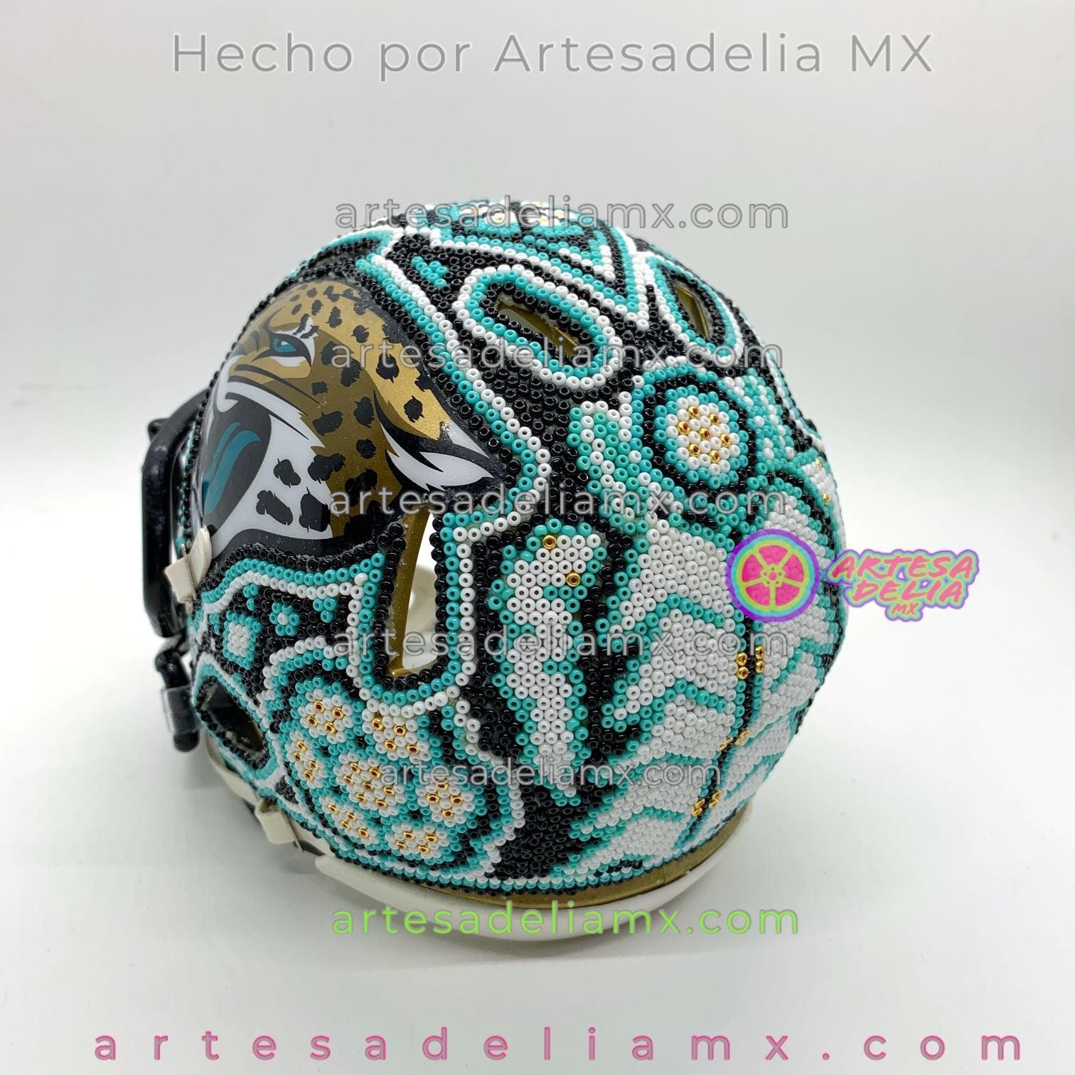 PRE-ORDEN Jaguars Casco Huichol Sports NFL - Artesadelia
