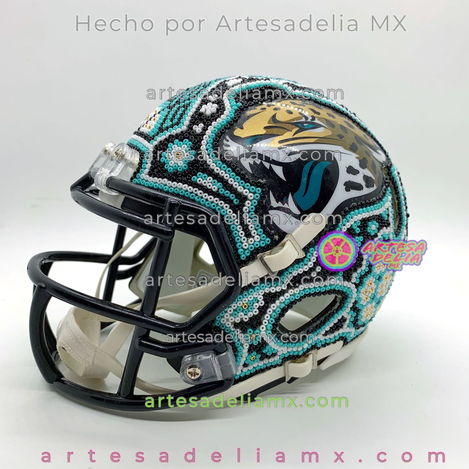 PRE-ORDEN Jaguars Casco Huichol Sports NFL - Artesadelia