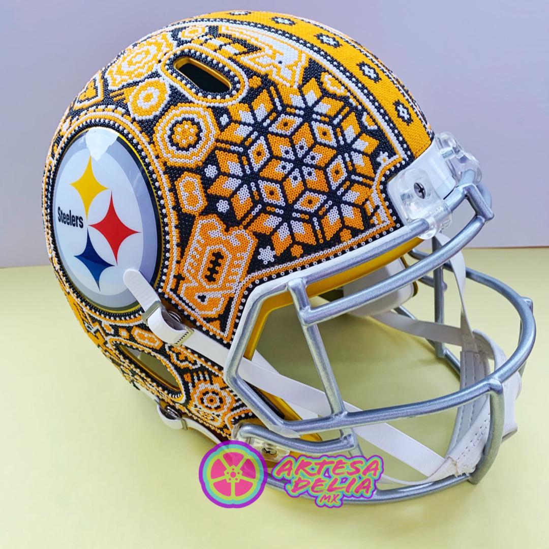 PRE-ORDEN Steelers Acereros Casco Huichol Sports NFL - Artesadelia