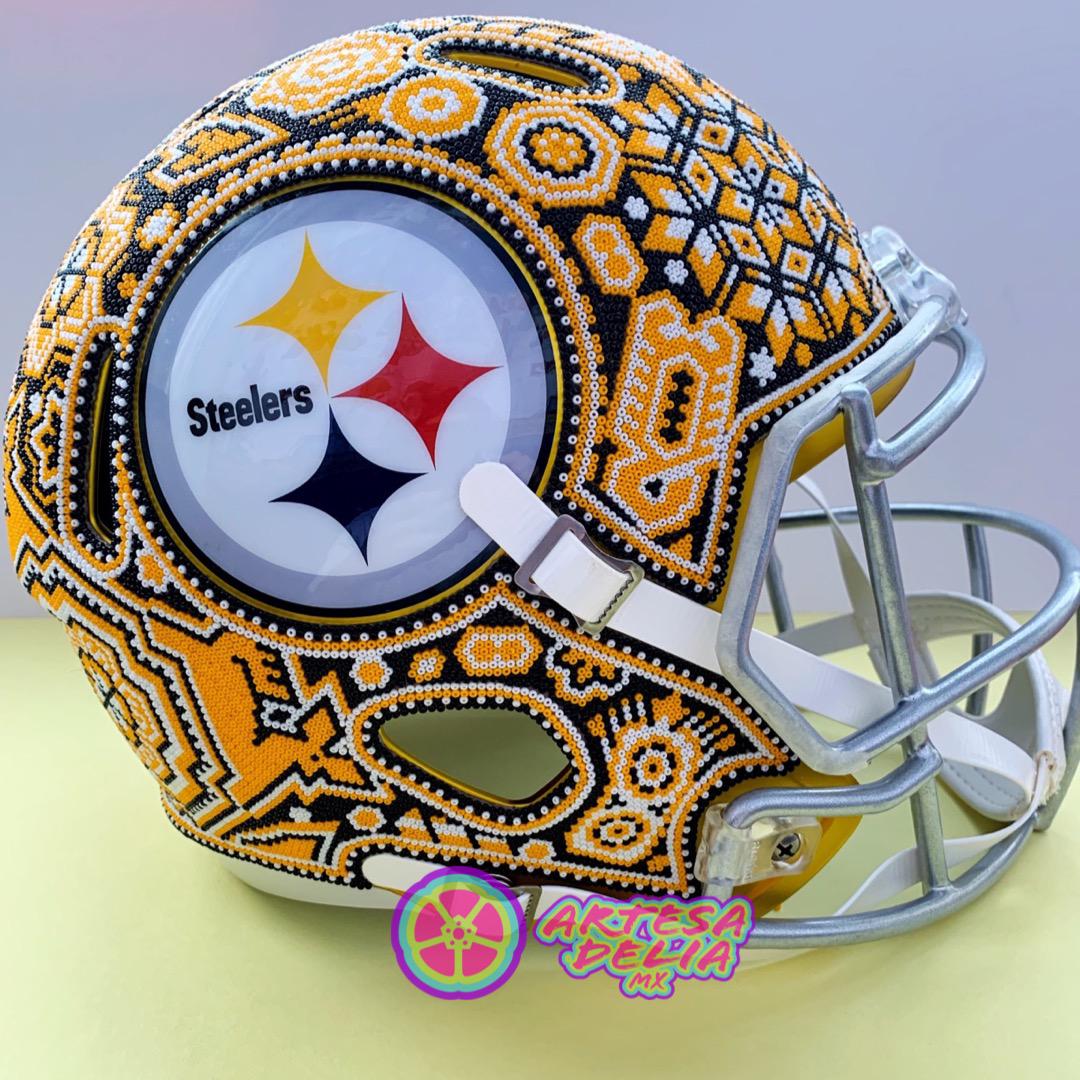 PRE-ORDEN Steelers Acereros Casco Huichol Sports NFL - Artesadelia