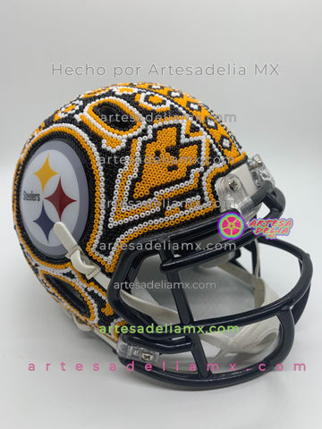 PRE-ORDEN Steelers Acereros Casco Huichol Sports NFL - Artesadelia