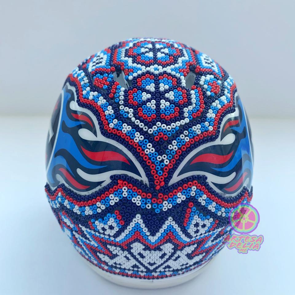 PRE-ORDEN Titans Tennessee Casco Huichol Sports NFL - Artesadelia