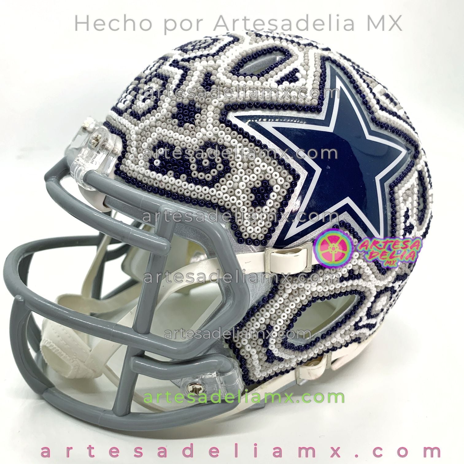 PRE-ORDEN Vaqueros Dallas Cowboys Casco Huichol Sports NFL - Artesadelia