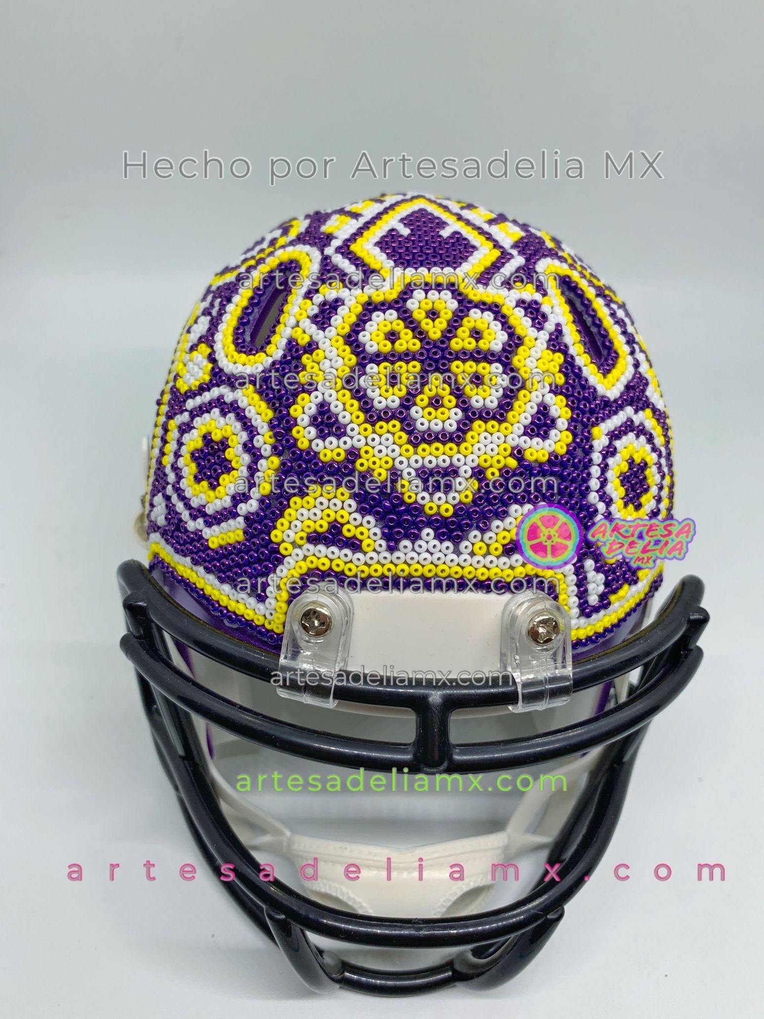 PRE-ORDEN Vikings Minnesota Casco Huichol Sports NFL - Artesadelia